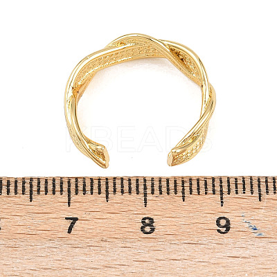 Brass Cuff Rings for Women RJEW-Z113-03G-1
