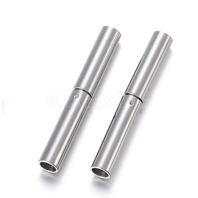 Tarnish Resistant 304 Stainless Steel Bayonet Clasps X-STAS-F108-12P-2.2mm-1