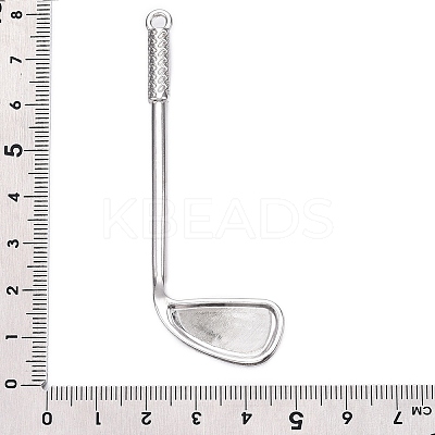 Rack Plating Alloy Big Pendants FIND-N005-68P-1
