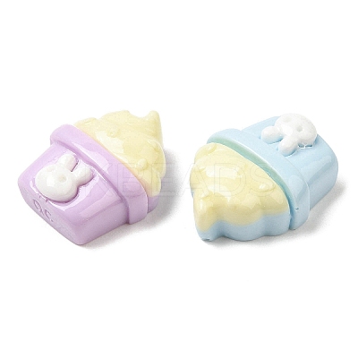 Cartoon Opaque Resin Decoden Cabochons RESI-C039-02A-1