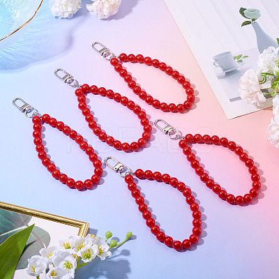 Plastic Beads Pendant Decorations HJEW-TAC0064-02-1