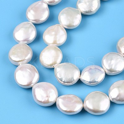 Natural Keshi Pearl Beads Strands PEAR-S018-02I-1