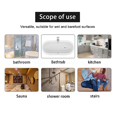 PEVA S-shaped Bath Tub Stickers KY-GF0001-03A-1