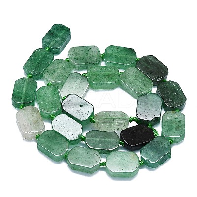 Natural Green Strawberry Quartz Beads Strands G-K245-J03-D01-1