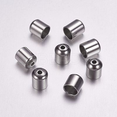Tarnish Resistant 316 Surgical Stainless Steel Cord Ends LS-STAS-F117-55P-5mm-1