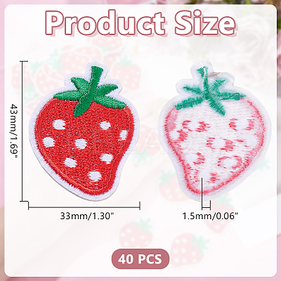 40Pcs Computerized Embroidery Cloth Iron On Patches FIND-HY0004-84-1