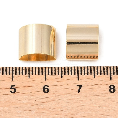 Brass Tube Beads KK-C163-19G-1