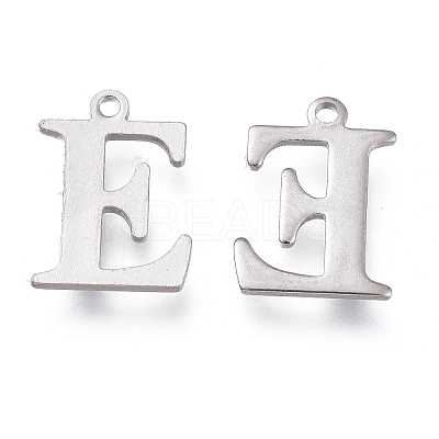 Tarnish Resistant 304 Stainless Steel Charms STAS-H112-E-P-1
