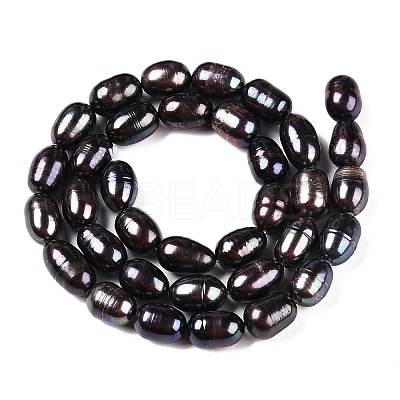 Natural Cultured Freshwater Pearl Beads Strands PEAR-N012-07T-1