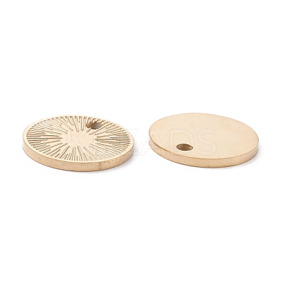 Ion Plating(IP) 316 Surgical Stainless Steel Charms STAS-H163-03G-1