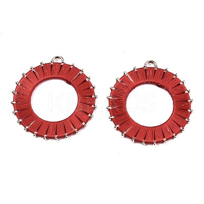 Polyester Woven Big Pendants WOVE-T013-005C-RS-1