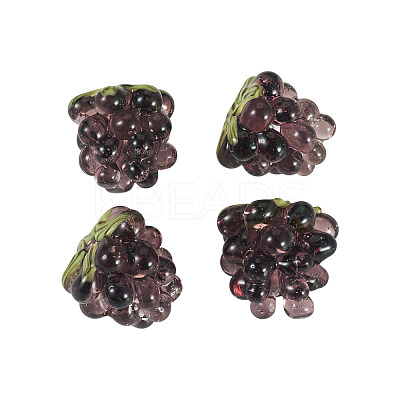 4Pcs Handmade Lampwork Beads LAMP-TA0002-24F-1