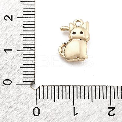 Brass Micro Pave Cubic Zirconia Pendants KK-M306-06G-06-1