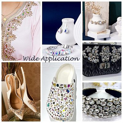 Sew on Rhinestone RGLA-T034-5x10mm-10-1