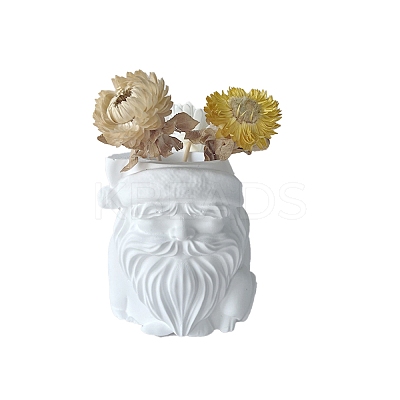 Jiahui Mei DIY Santa Claus Plaster Flower Pot Silicone Mold Crystal Dropping Resin Molds PW-WG14CB1-01-1
