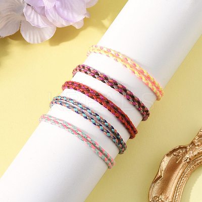 5Pcs Cotton Bracelet Making BJEW-FS00023-1