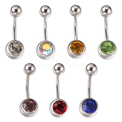 304 Stainless Steel Belly Rings EJEW-I053-02B-1