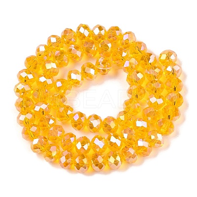 Electroplate Glass Beads Strands LS-EGLA-A044-T8mm-B05-1