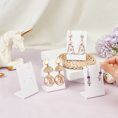 12Pcs Acrylic Earring Display Stands EDIS-CP0001-02-1