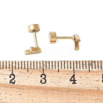 304 Stainless Steel Stud Earrings for Women EJEW-E603-05H-G-1