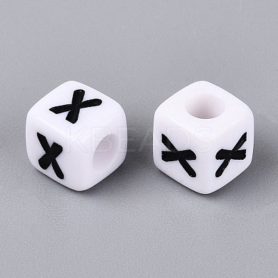 Opaque Acrylic Beads SACR-N020-04A-X-1