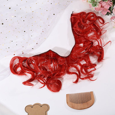PP Doll Wig Long Curly Hair DIY-WH0591-249C-26-1