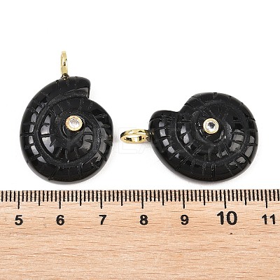 Natural Obsidian Pendants G-H353-02G-06-1