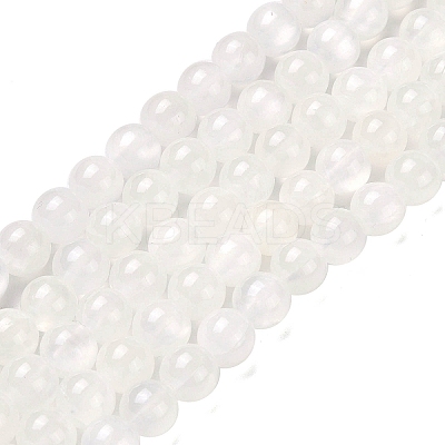 Natural Green Jade Beads Strands G-Q162-A01-E01-05-1