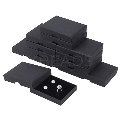 Rectangle Cardboard Paper Jewelry Set Boxes CON-WH0086-100B-1
