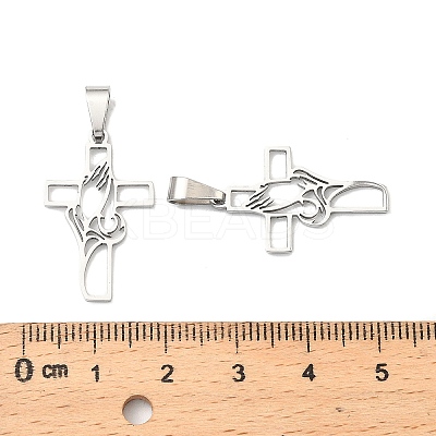 201 Stainless Steel Pendants STAS-K310-01B-P-1