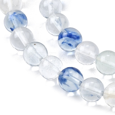 Watermelon Stone Glass Beads Strands G-L621-B07-6mm-1