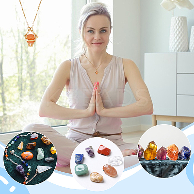 5Pcs 304 Stainless Steel Macrame Pouch Necklace Making for Gemstone Nuggets NJEW-UN00007-1