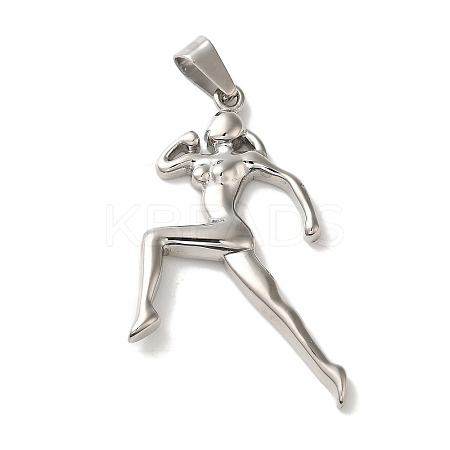 Non-Tarnish Hip Hop Fitness 316L Surgical Stainless Steel Pendants STAS-H194-01P-01-1