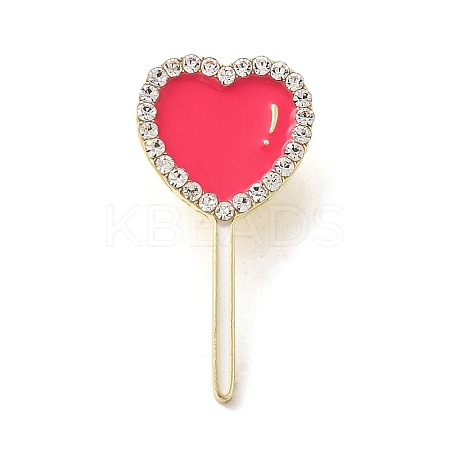 Cute Hot Pink Lollipop Enamel Pins JEWB-S025-12A-1