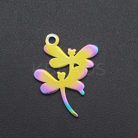Ion Plating(IP) 201 Stainless Steel Pendants STAS-R111-JA550-1