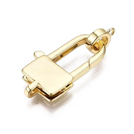 Brass Lobster Claw Clasps LS-KK-S362-001G-NR-1