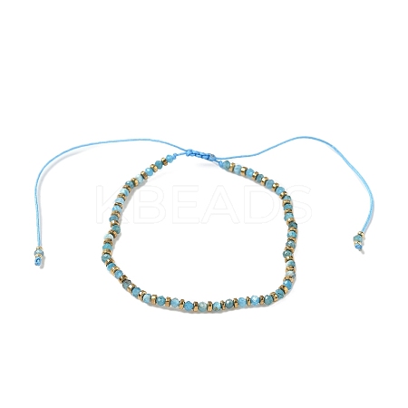 Natural Apatite Beaded Beaided Bead Barcelets for Women Men LS-VG0816-1-1