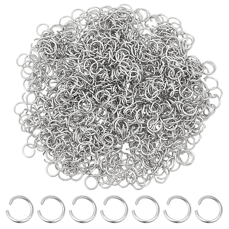 1000Pcs Tarnish Resistant 304 Stainless Steel Open Jump Rings STAS-LP0001-39P-04-1