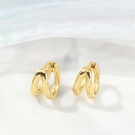 304 Stainless Steel Huggie Hoop Earrings for Women EJEW-C096-42G-01-1