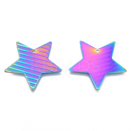 Ion Plating(IP) 304 Stainless Steel Pendants STAS-N098-194M-1