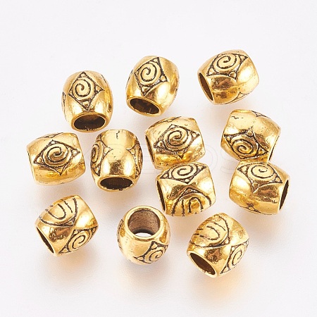Tibetan Style European Beads GLF0932Y-1