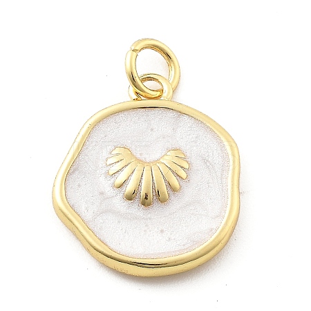 Ocean Theme Brass Enamel Pendants LS-KK-Q029-01D-G-1