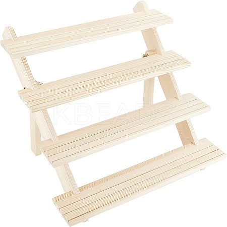 4- Tier Wood Display Stands ODIS-WH0027-028-1