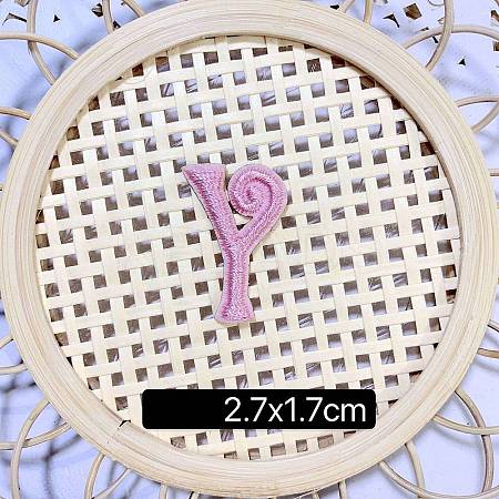 Computerized Embroidery Cloth Self Adhesive Patches FIND-TAC0002-01Y-1