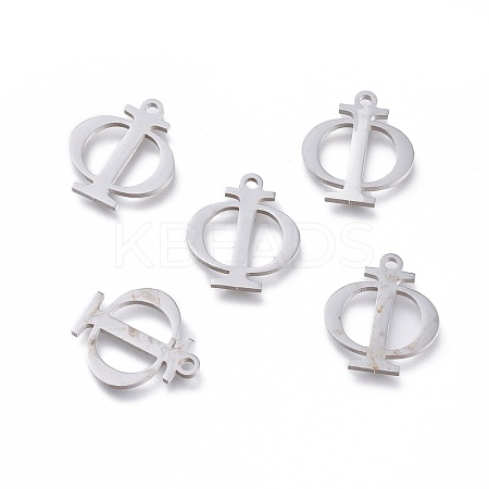 304 Stainless Steel Charms STAS-L263-05P-1