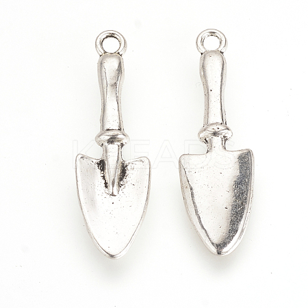 Tibetan Style Alloy Pendants TIBEP-Q064-176AS-RS-1