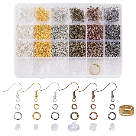 DIY Earring Making Finding Kit DIY-YW0006-36-1