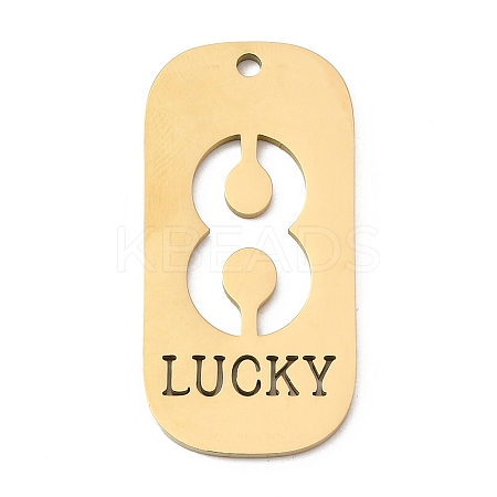 304 Stainless Steel Pendants STAS-D200-02I-G-1
