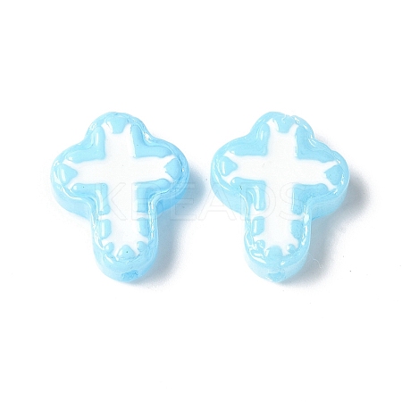 Baking Paint Glass Enamel Beads LS-BLOW-D300-06B-1