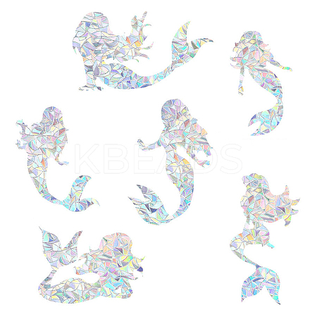 Waterproof PVC Laser No-Glue Stickers DIY-WH0304-221N-1
